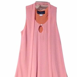 Nicole Miller sleeveless keyhole dress wit…